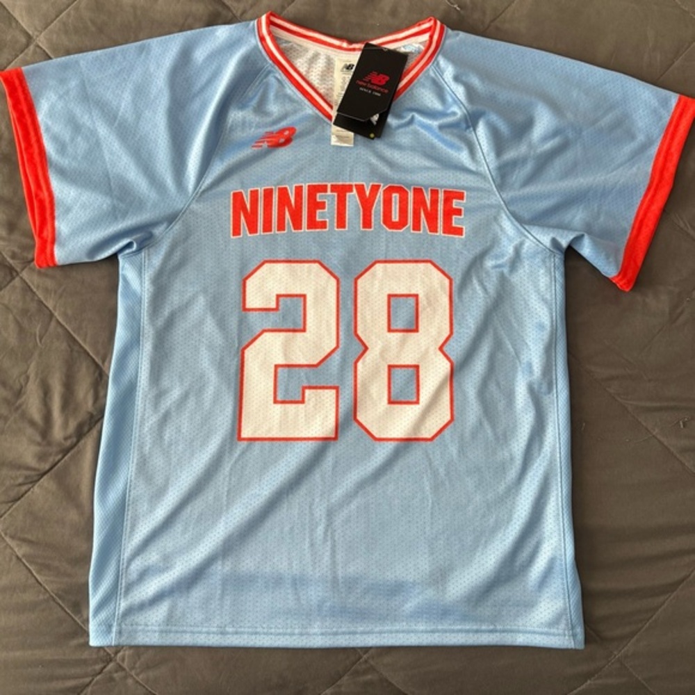 New Balance Soccer Jersey Size XL youth Tri State  Lacrosse Ninety One